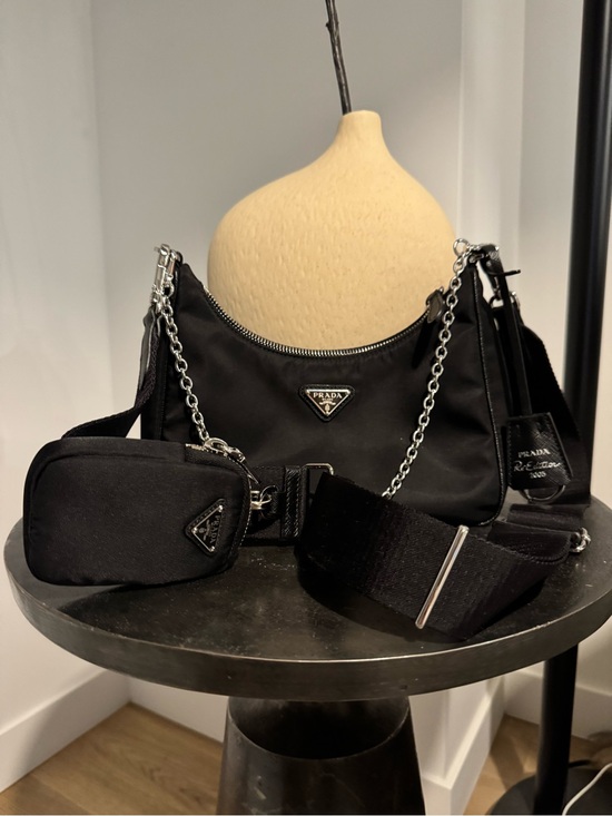 Prada Handbags - Prada Re-Edition 2005 Black Nylon Bag